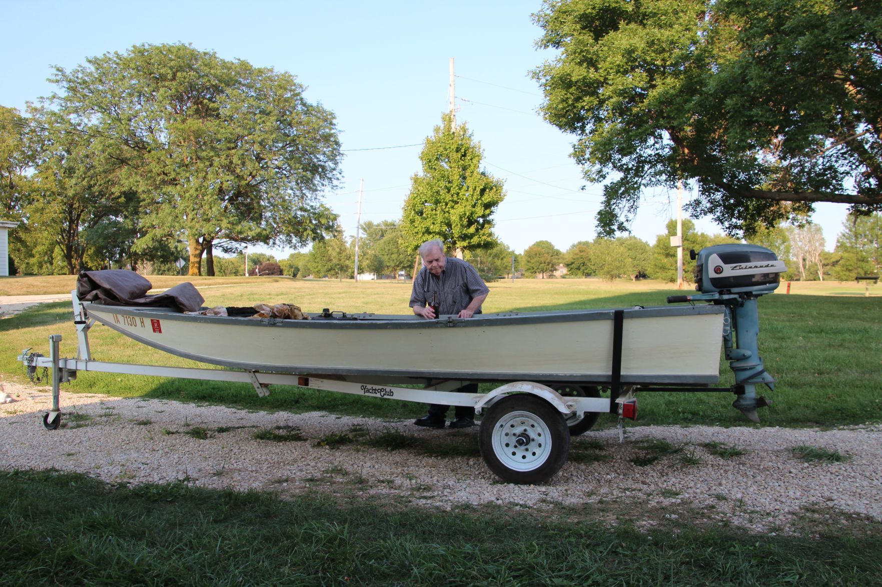 Donated boat